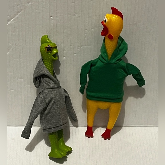 None Other - (Pick) 1 Hoodie for Rubber Chicken Toy / Doll Hoodie